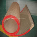 Ptfe revestimiento de cinta de fibra de vidrio de resistencia al ácido cinta transportadora